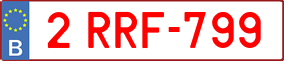 Truck License Plate